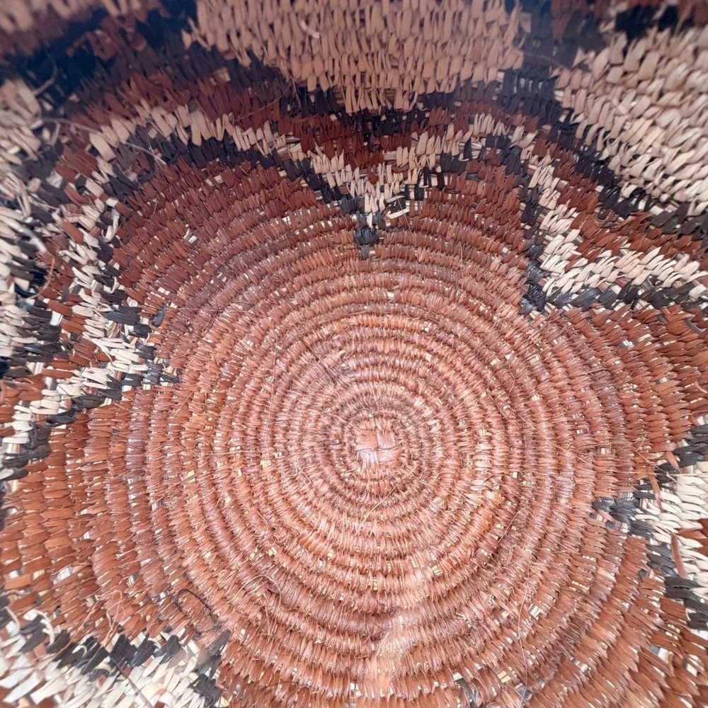 Zulu Ukhamba Ilala vintage handwoven